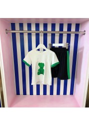 High quality children's clothing little boy 2022 summer new clothes short-sleeved T-shirts and shorts two-piece boys dress set