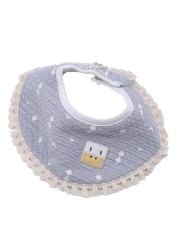 Baby Bib Fashion Tassel Stereo Round Bibs Burp Cloths Newborn Boys Girls Solid Saliva Towel Baby New Babador