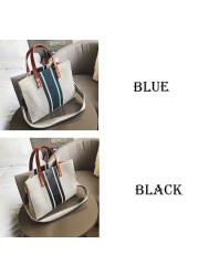 MSGHER Women Canvas Bags Famous Brands Handbag Casual Women Bag Trunk Tote Shoulder Bag Ladies Large Messenger Bag