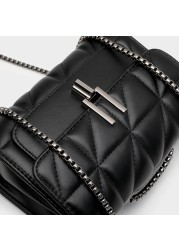 Luxury Designer Bags Women Leather  Chain Crossbody Bags for Women Handbags Shoulder Bags Messenger Female Za Clutch