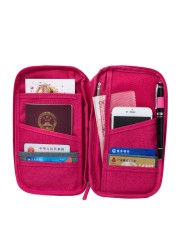 Waterproof Women Wallets Multifunction Men Travel Card Bags Passport Holders Commercial Bank Cover Dustproof Card Holder