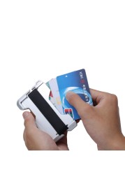 SEMORID-Multifunctional Anti-theft Anti-Rfid Metal Card Holder for Men,Small Smart Simple Wallet