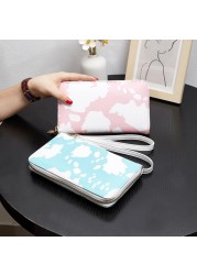 Women Wallet PU Leather Clutch Bag Ladies Long Wallet New Fashion Trendy Cow Pattern Bag Long Card Bag Coin Purse Female Bag