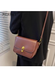 Women Shoulder Bag PU Leather Solid Color Casual Bags Fashion Ladies Small Wallet Mobile Phone Bag Flap Messenger Bag