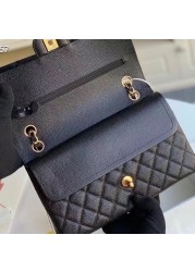 Famous Brand 100% Genuine Leather Classic Women Handbag Luxury Elegant High Quality Sheepskin Crossbody Bags