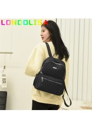 Casual Oxford Canvas Backpack Women Shoulder School Bags Women Daily Travel Bag Large Capacity Backpack Female Backpack