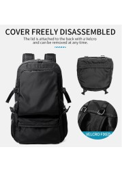 MOYYI Backpacks New Style Lightweight With Large Capacity Detachable Flip Two In One Backpacks Men Bag