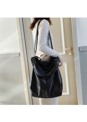 Soft Leather Shoulder Bags Luxury Handbag Women Large Capacity Bags Large Capacity Top Handle Bag Women Tote Crossbody Bag