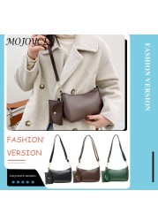 Pure Color Women Shoulder Bag PU Leather Underarm Bags Arbitrary Bags Shopping Bag Ladies Vintage Leisure Bags