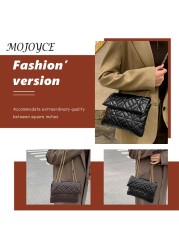 Women Shoulder Bags Fashion PU Leather Underarm Bags Pure Color All-Match Lattice Style Shopping Bags Designer Clutch