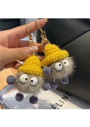 Cute Mink Keychain Diecast Car Key Ring Bag Keychain Accessories