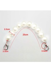 Pearl Strap for Bags Fashion Handbag Handles Chain Beaded DIY Handbag Straps Sacos De Ombro Accessories Sac Main Diy