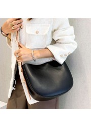 High Quality Luxury Shoulder Bags Women's Solid Genuine Leather Shoulder Bags Women's Versatile Handbag