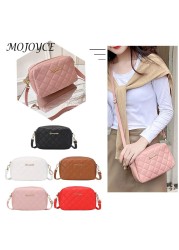 Women Shoulder Bags Female Fashion Solid Color Small Zipper Mobile Phone Crossbody Bag Casual Bag Diamond Lattice Messenger Bag