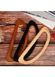 24cm Wood D Shape Bags Handle Wooden Purse Frame Hanger DIY Handbag Bag Handles