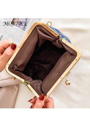 Exquisite Women Top-Handle Bags Solid Color Straw Bucket Bag Pouch Fashion Women Daily Travel Shopping Handbags