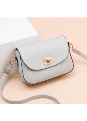 Xierya PU Leather Crossbody Bag New Fashion Ladies Bags Waterproof Business Shoulder Bags Small Purse Cute Pink Clutch Bag