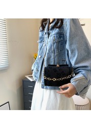 Simple Woven Fabric Women Shoulder Bag Elegant Casual Small Flower Chain Handbag Designer Leisure Purse Bag For Women Girls