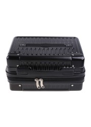 14 inch multifunction lady cosmetic bag travel hand luggage large capacity portable carry makeup bag professional suitcase