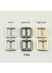 50pcs 12/16/19/25mm Metal Pin Bag Buckle Belt Adjustment Clasp DIY Luggage Strap Pin Hook Shoes Belt Buckles Accessory