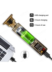 T9 USB الكهربائية آلة قطع الشعر قابلة للشحن مقص الشعر الجديد رجل ماكينة حلاقة المتقلب للرجال الحلاق المهنية أداة تهذيب اللحية