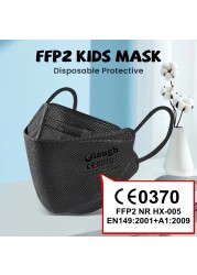 FFP2 Mascara Ninos Mascarilla FPP2 Homolucada KN95 Masks Disposable Face Mask Kids Health 6-12old FFP2Mask Certified