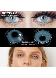 D'ORELLA 1 Pair (2pcs) Natural Color Lenses Eyes Annual Color Contact Lenses For Eyes Beauty Contact Lenses Eye Cosmetic Colored Lenses