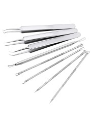 8/7/5pcs Acne Blackhead Removal Needles Black Dots Cleaner Black Head Pore Cleaner Deep Cleansing Tool Face Skin Care Tool