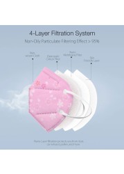 5 قطعة mascarilla fpp2 هومولوكادا الكبار kn95 لون المزيج ffp2 اللونية أقنعة homology ada kn95 أقنعة mondkapje ffp2 أقنعة زهرة mascarillas