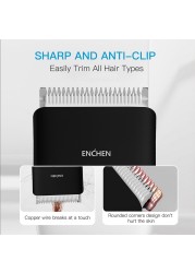 Original ENCHEN Hair Trimmer for Men Kids Cordless USB Rechargeable Electric Hair Clipper Cutter Machine with Adjustable Comb