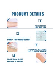 Hydrogel Bandage Band Aid Wound Healing Protection Beauty Scar Removal Silicone Self Adhesive Tape Patch for Acne Burn Scar Reduce