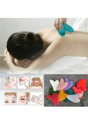 Guasha Facial Massage Massag Resin Beeswax Gua Sha Imitation Jade Board Acupoint Eye Care Massager Spa Tool Visage Massage