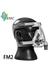 BMC FM1/FM2/F1A/F1B/F4 Full Face Snoring Mask Apply to CPAP BiPAP Medical Material Size S/M/L with Headwear Free Shipping