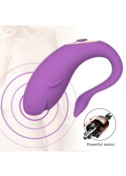 Women Electric Massager 10 Speed ​​Vibrating Wireless Massager Control Waterproof Effectively Relax Muscles Relieve Stress