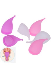 1pc Medical Silicone Menstrual Cup Feminine Hygiene Menstrual Period Cup Lady Health Care Cup