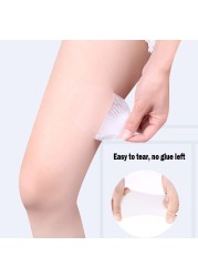 20pcs/bag Ultra-thin Invisible Thigh Patches Unisex Transparent Anti-friction Body Tape Pads for Outdoor