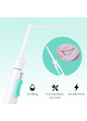Dental Oral Irrigator Faucet Water Jet Water Flosser Thread For Teeth Whitening Teeth Cleaning Tools For Home Oral Hygiene