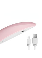 Nail Lamp 6W Mini Nail Dryer White Pink Uv LED Lamp Portable Usb Interface Very Convenient For Home Use