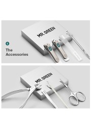 MR.GREEN Manicure Set Pedicure Sets Nail Clipper Stainless Steel Professional Nail Cutter Tools With Travel Tool Bag