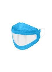 50pcs open fish KN95 adult face mask fashion solid color mascarillas fpp2 transparent non-woven 4 layers protective FFP2 CE mask