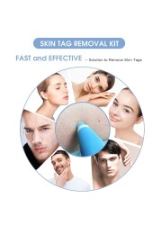 Lescolton Skin Tag Removal Kit Painless Skin Wart Removal Body Face Neck Skin Skin Cleansing Home Use