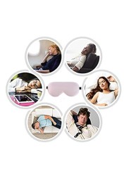 100% Natural Silk Sleeping Eye Patch Smooth Soft Sleeping Eye Mask with Adjustable Strap Blocks Light Eye Shade Cover Blindfold