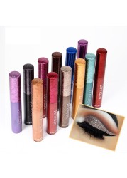 Liquid Eye Shadow 12 Colors Shimmer Pearlescent Liquid Eyeshadow Lying Silkworm Pen