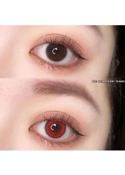 Bio-essence 1 Pair Eye Contact Lenses Anime Lentils Cosplay Twilight Vampire Red Cosmetics For Eyes Cosmetic Lenses