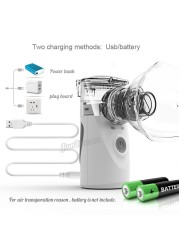 Medical equipment mini portable handheld silent ultrasonic nebulizer portable nebulizer kids inhaler atomizer