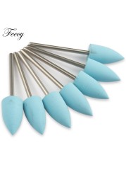 7pcs Milling Cutter For Manicure Silicone Nail Bits For Manicure Machine Mill Cutters To Remove Gel Polish Buffer Files