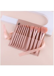 Zoreya 11 Makeup Brushes Set Eyeshadow Eyebrow Brush Beauty Make Up Blending Tools Concealer Cosmetic Tool