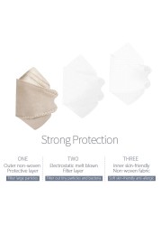 Morandi KN95 Fish Shape Masks EU FFP2 Compliant Mask FPP2 Face Mask Safety Protection Mask ffp2masque FFPP2