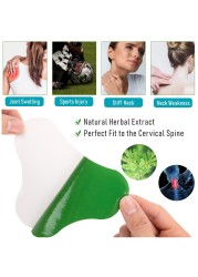 6pcs Neck Pain Relief Patch Effectively Relieve Joint Muscle Fatigue Gingivitis Arthritis Wormwood Extract Herbal Plaster A180