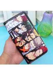 My Hero Academia Cute Anime Student Wallet Handbag Long Zipper Bag Harajuku Wallet 2021 Card Holder